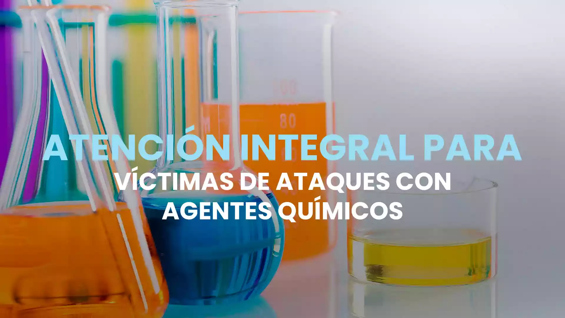 Atención integral para víctimas de ataques con agentes químicos